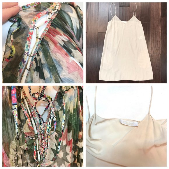 Auc New Chloe Cutout Ruffle-Trimmed Silk Dress - Picture 10 of 10